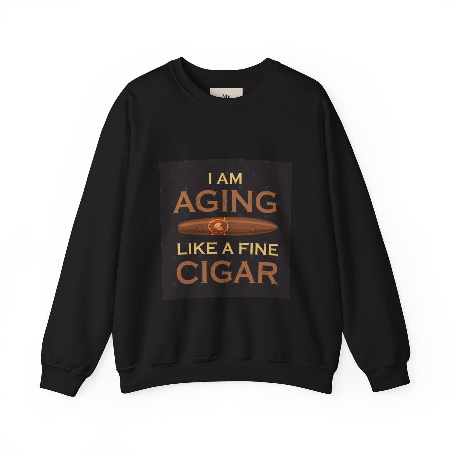 Unisex Crewneck Sweatshirt - "Aging Like Fine Cigar" Design