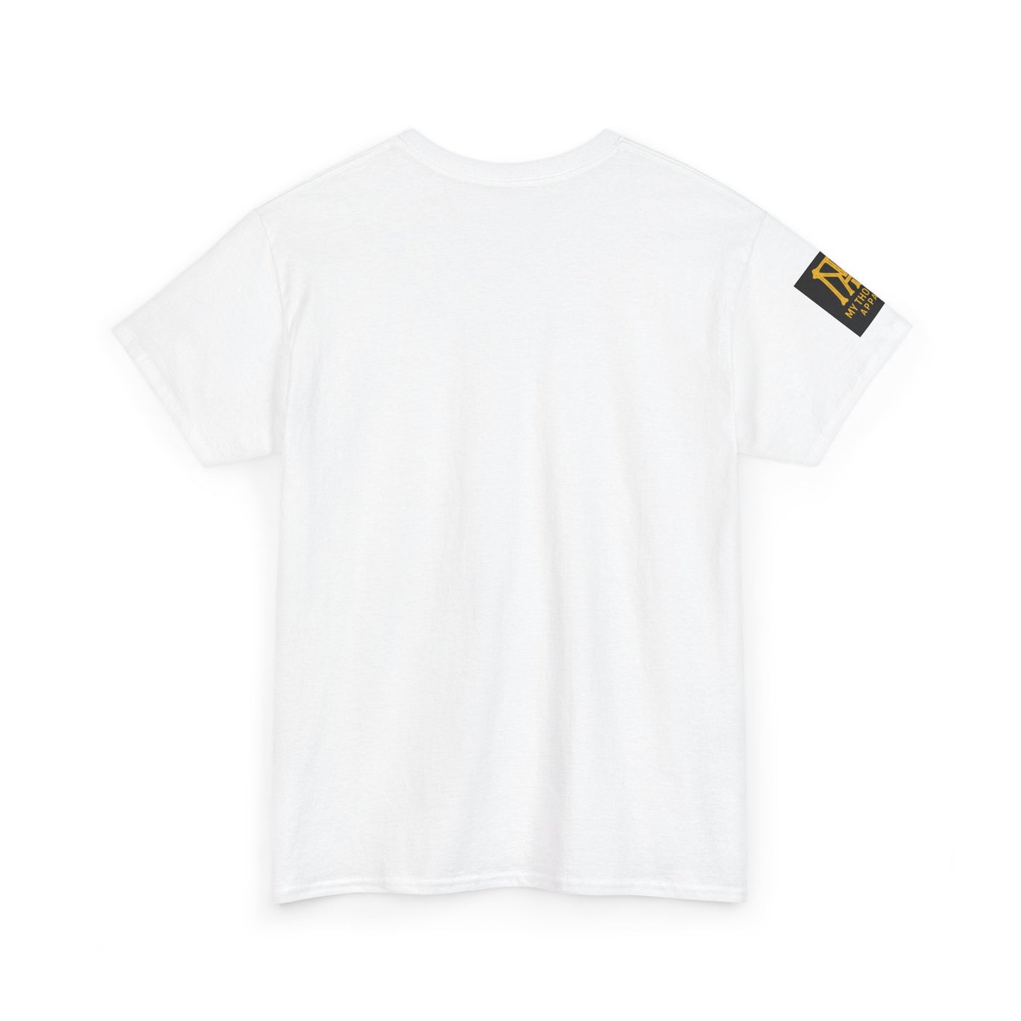Logo Heavy Cotton Tee - MY THOUGHTS APPAREL BRUH