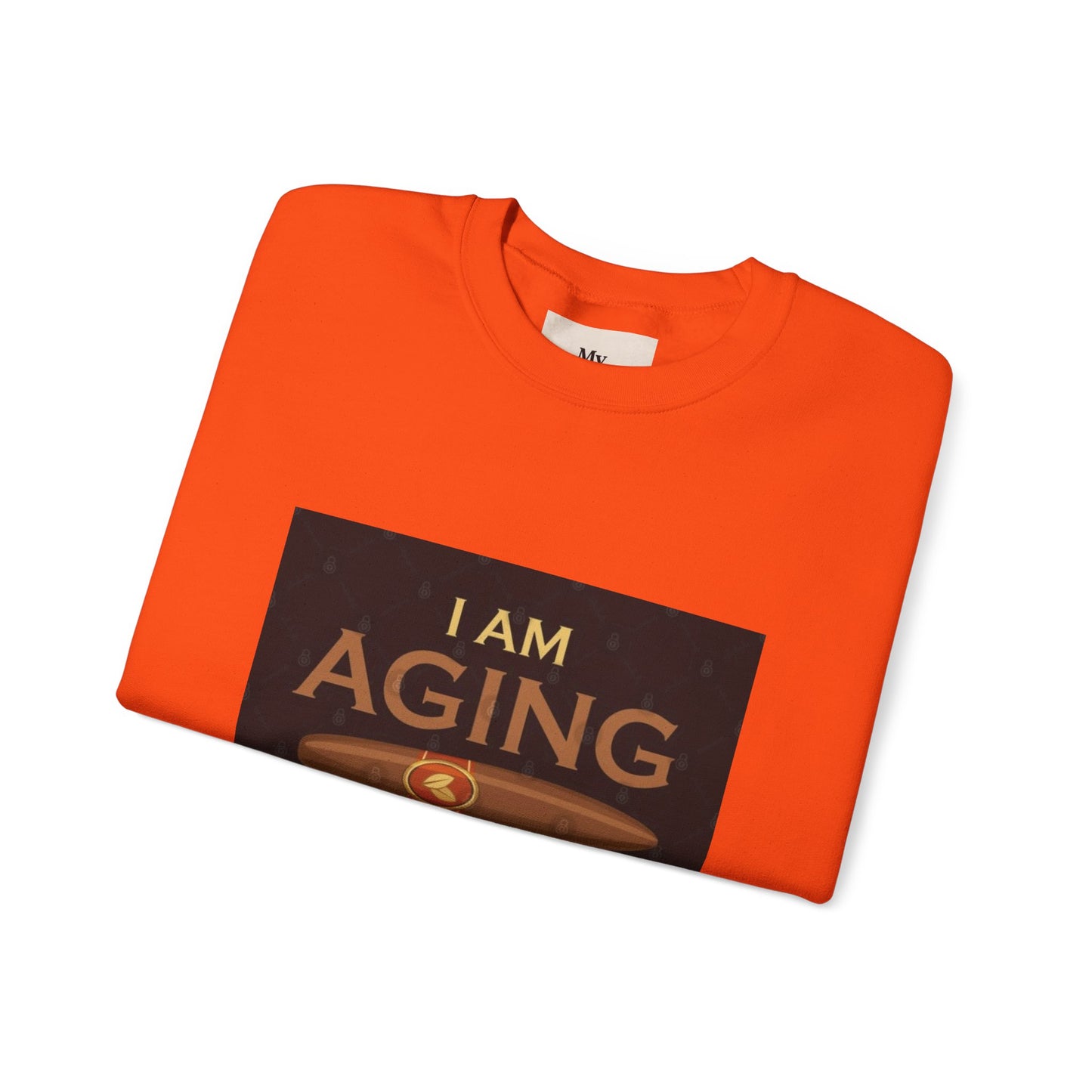 Unisex Crewneck Sweatshirt - "Aging Like Fine Cigar" Design