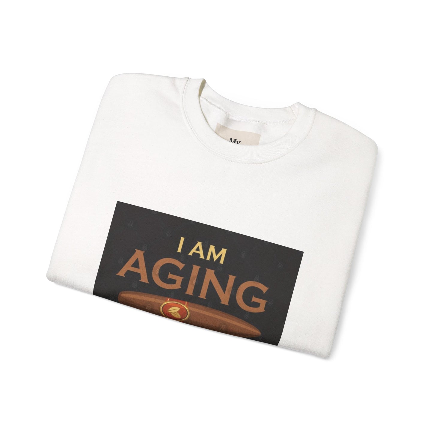 Unisex Crewneck Sweatshirt - "Aging Like Fine Cigar" Design