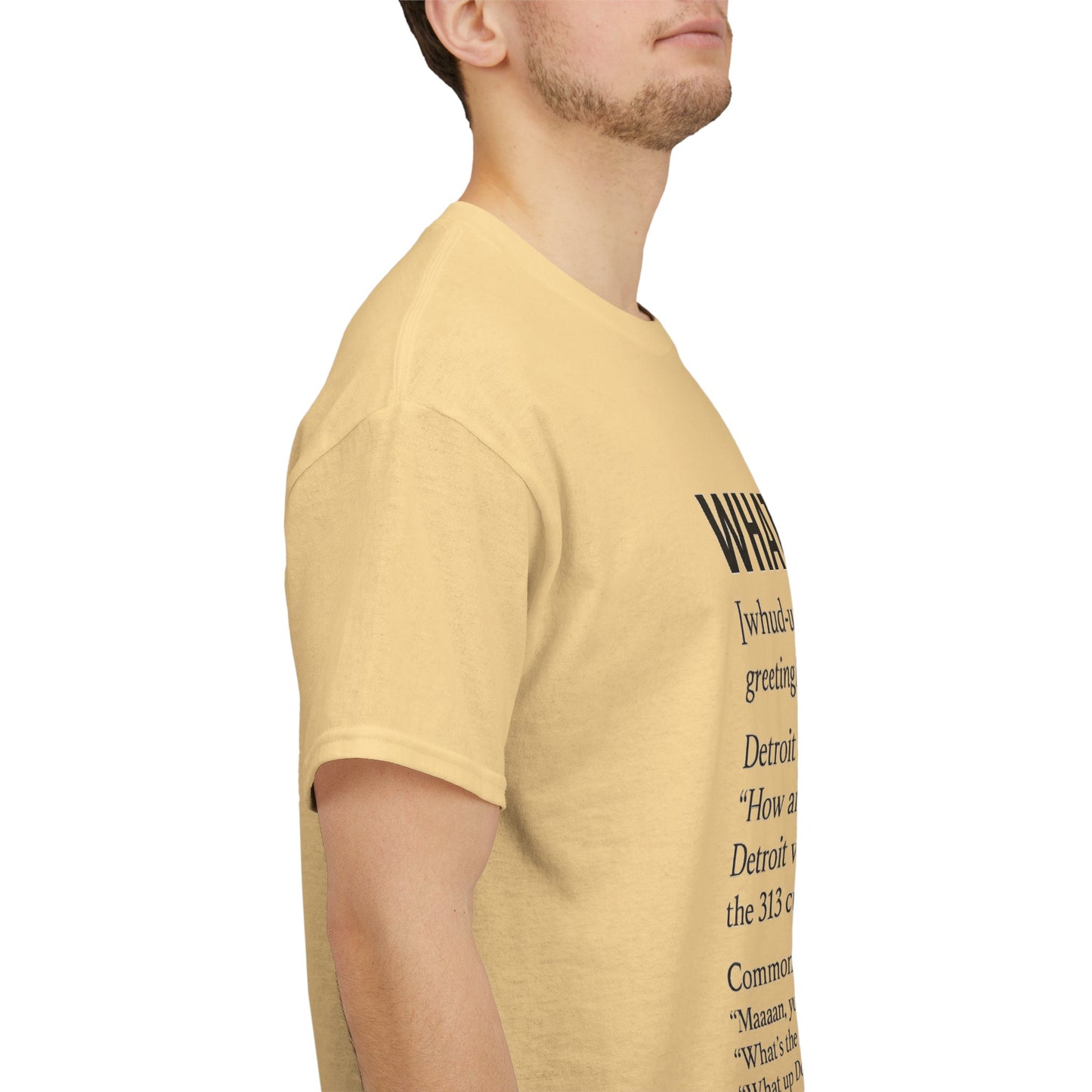What Up Doe Unisex Heavy Cotton Tee - Detroit Culture Graphic T-Shirt