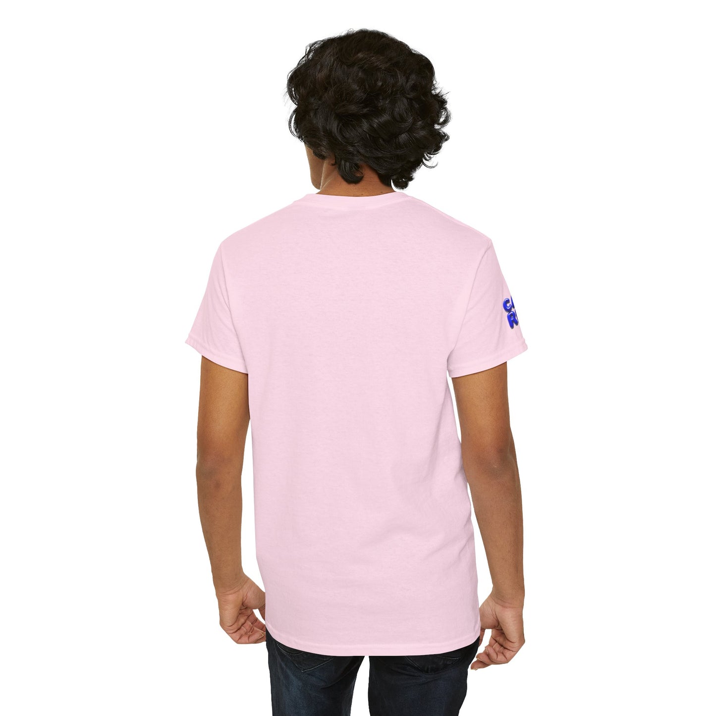 Unisex Heavy Cotton Tee - Bold 'CARE' Graphic T-Shirt for Positive Vibes
