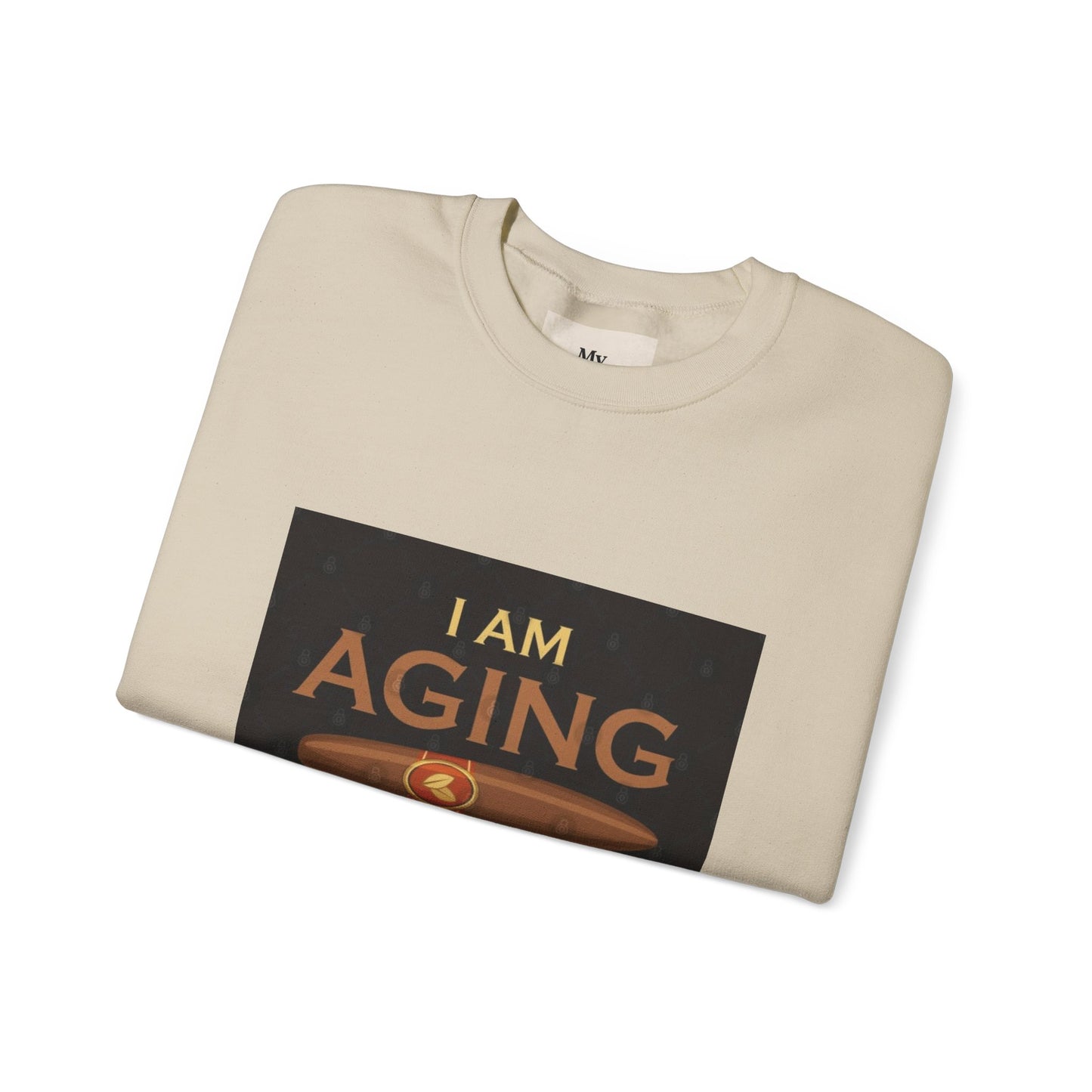 Unisex Crewneck Sweatshirt - "Aging Like Fine Cigar" Design