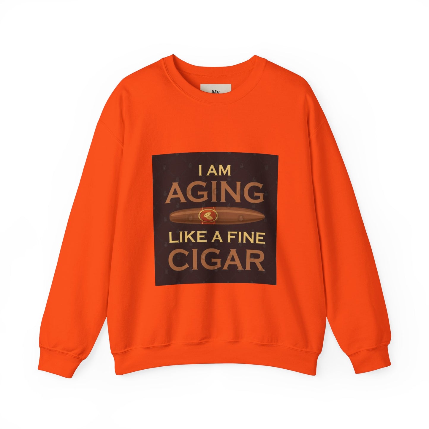 Unisex Crewneck Sweatshirt - "Aging Like Fine Cigar" Design