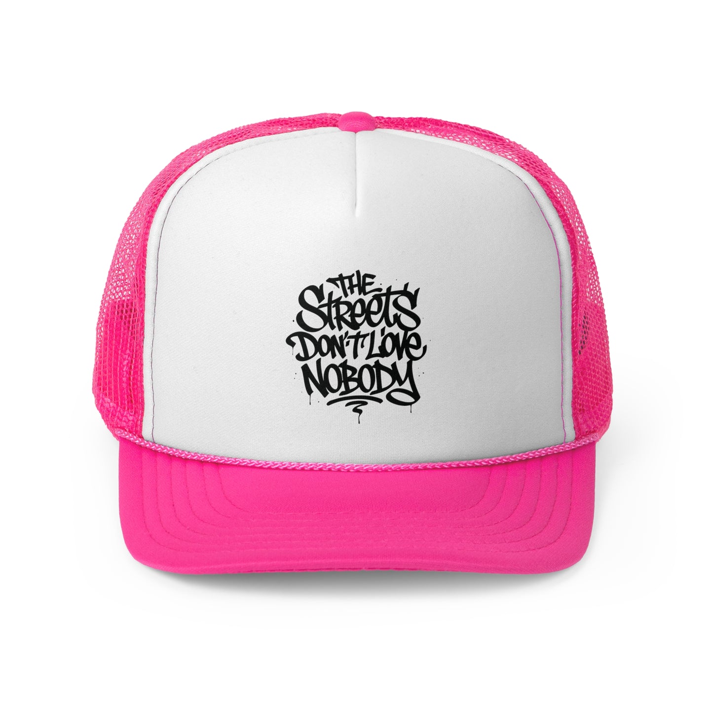 Urban Graffiti Trucker Cap - "The Streets Don't Love Nobody"