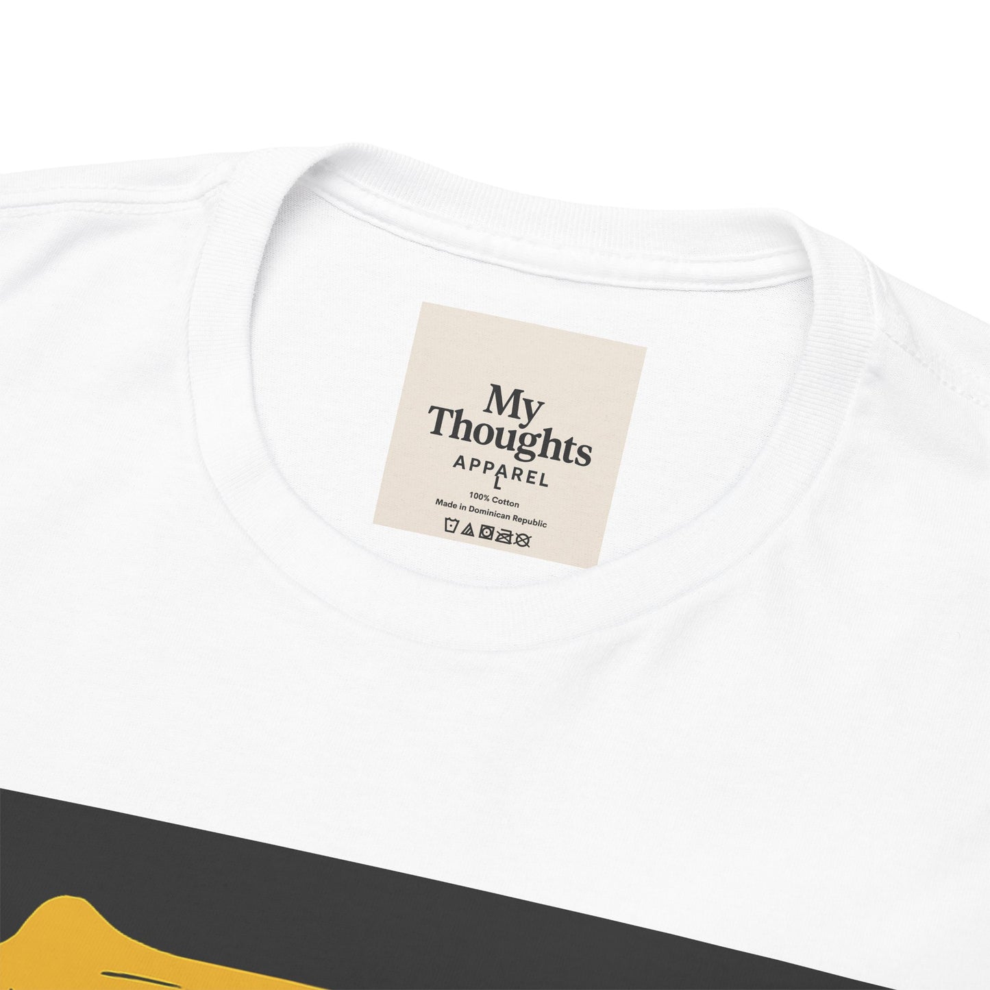 Logo Heavy Cotton Tee - MY THOUGHTS APPAREL BRUH