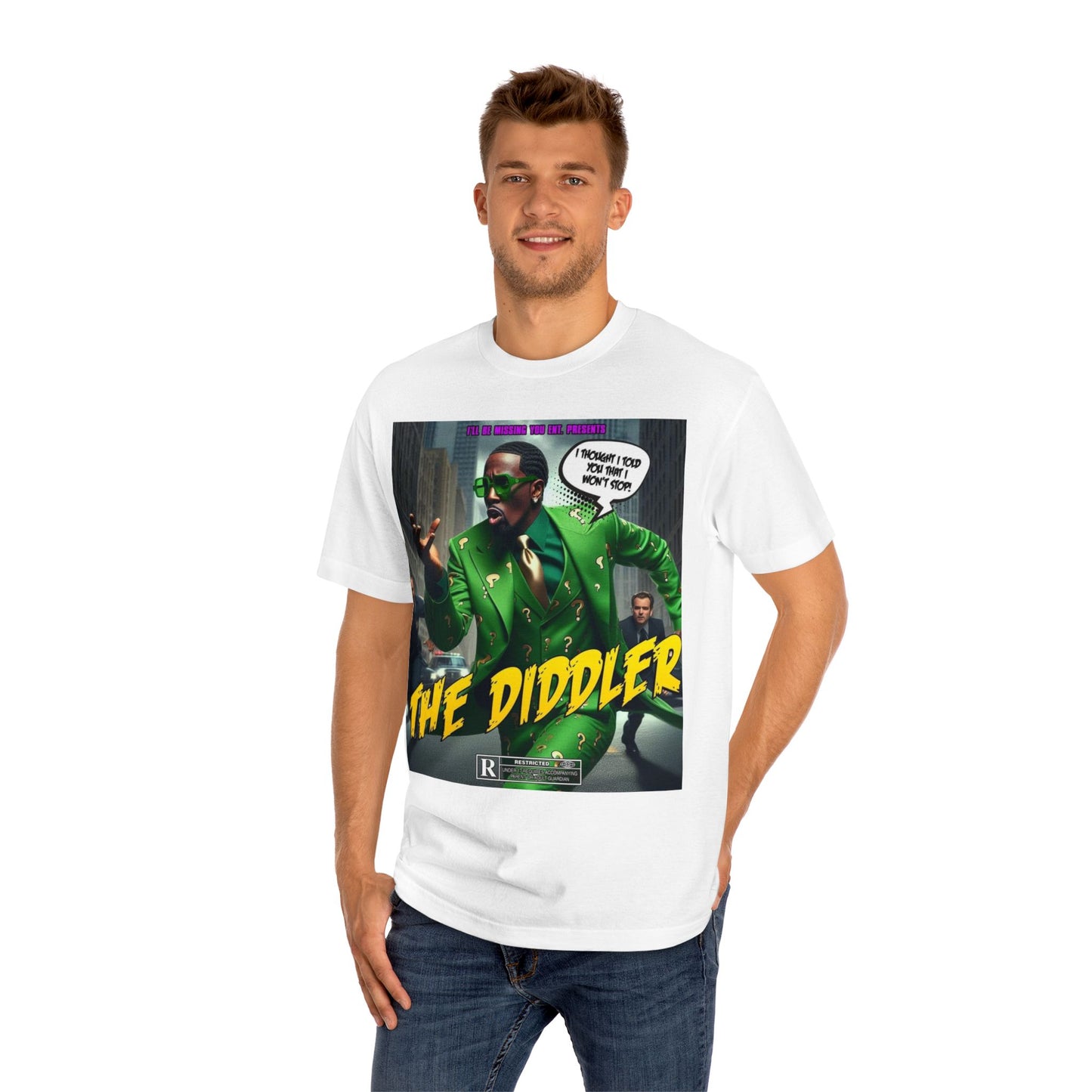 The Diddler Unisex Classic Tee - Fun Graphic T-Shirt with Catchy Design | Perfect for Casual Wear and Gift Giving