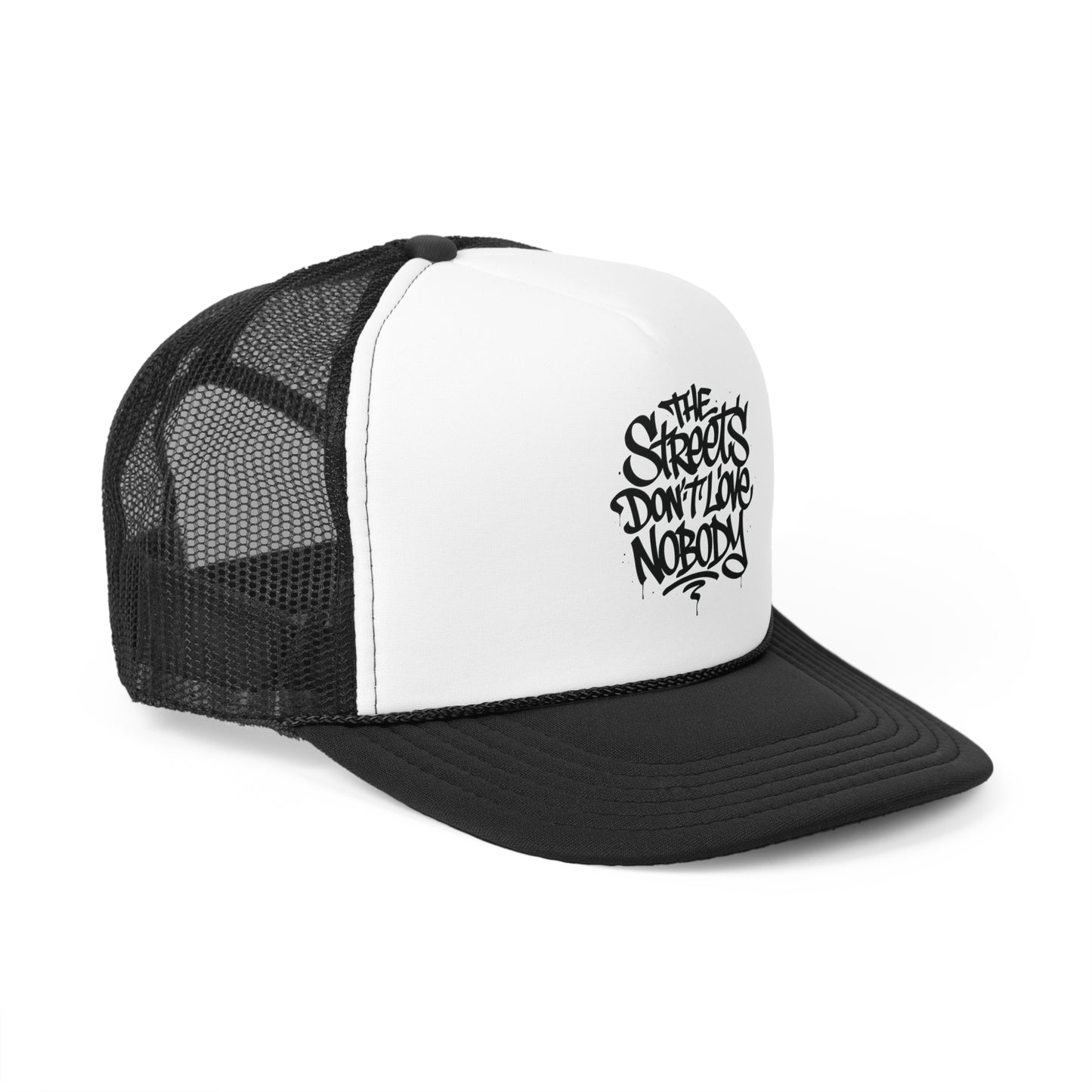 Urban Graffiti Trucker Cap - "The Streets Don't Love Nobody"