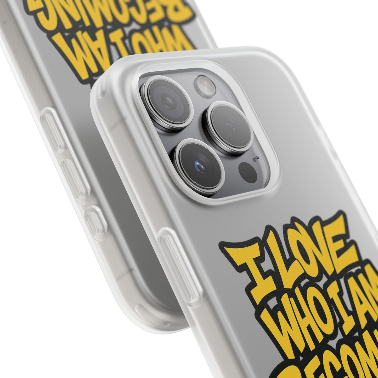 Inspirational Flexi Case - 'I Love Who I Am Becoming'