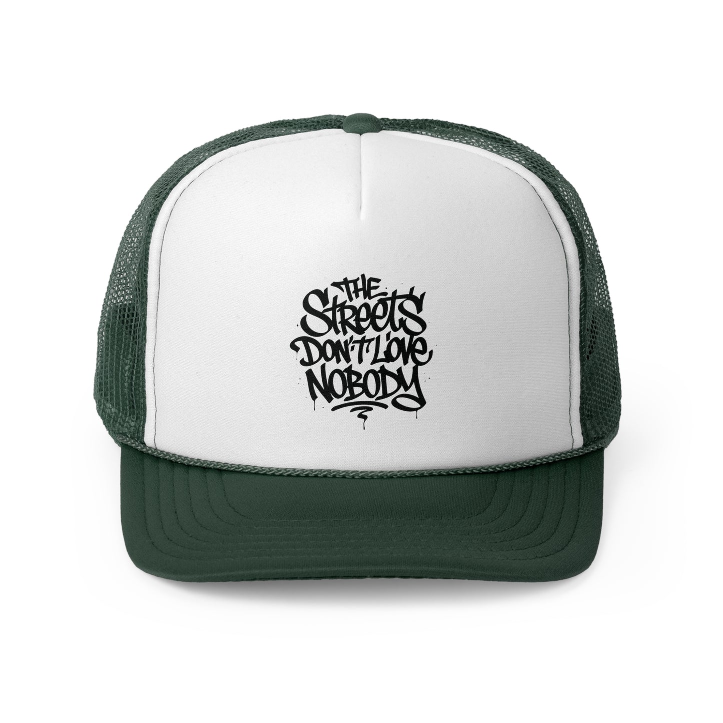 Urban Graffiti Trucker Cap - "The Streets Don't Love Nobody"