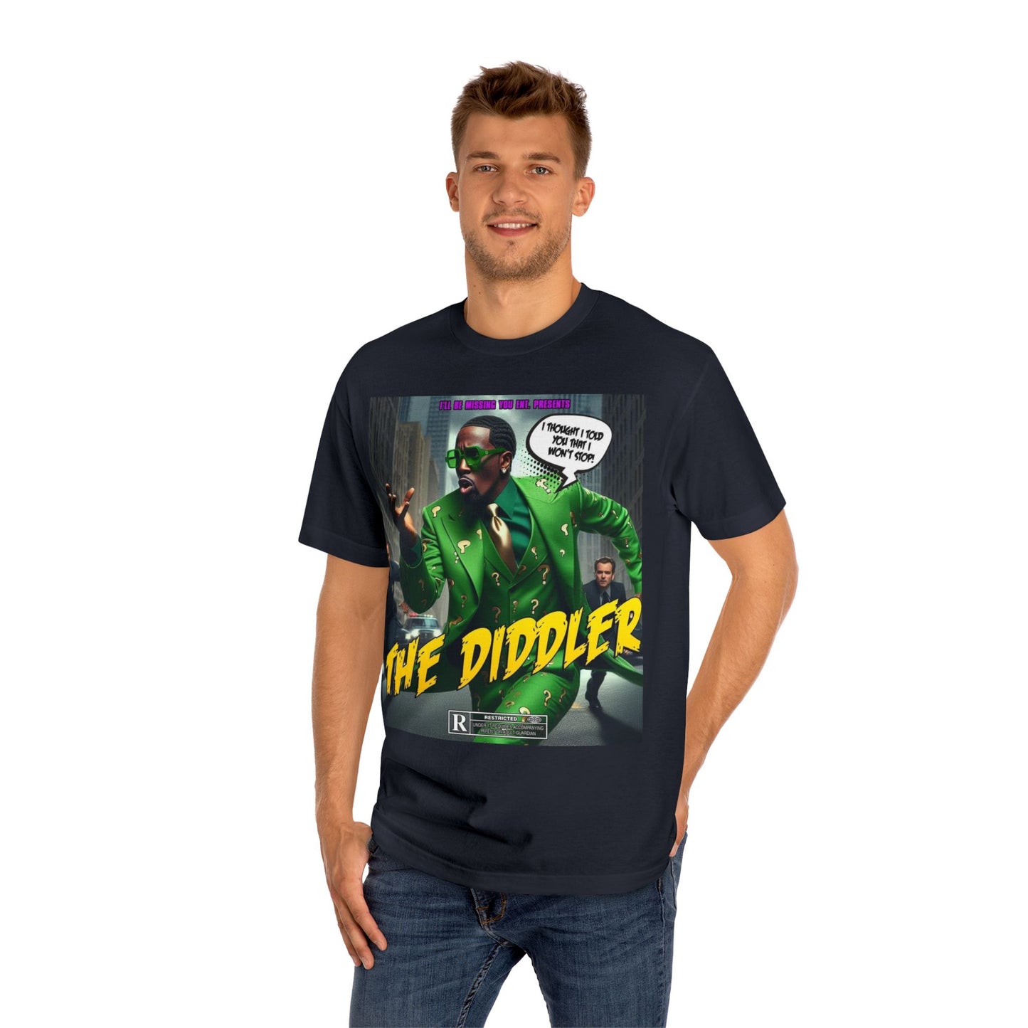 The Diddler Unisex Classic Tee - Fun Graphic T-Shirt with Catchy Design | Perfect for Casual Wear and Gift Giving