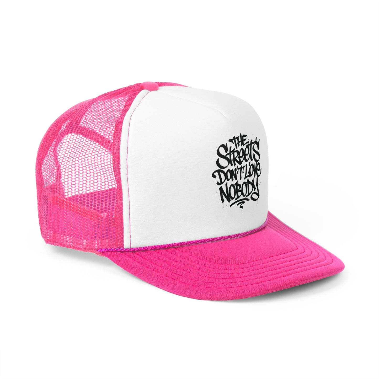 Urban Graffiti Trucker Cap - "The Streets Don't Love Nobody"