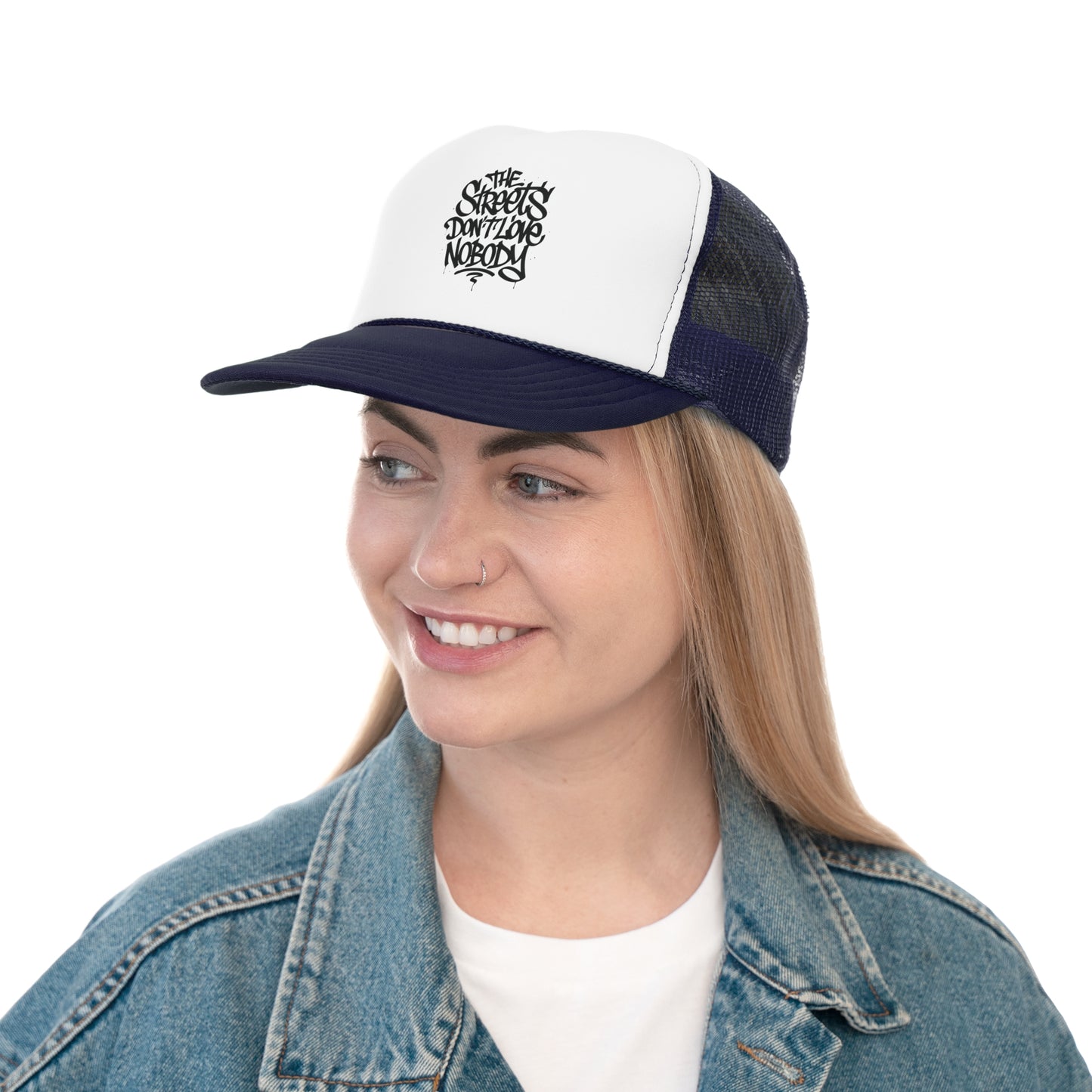 Urban Graffiti Trucker Cap - "The Streets Don't Love Nobody"