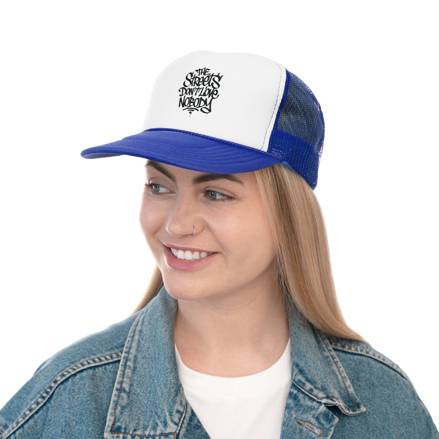 Urban Graffiti Trucker Cap - "The Streets Don't Love Nobody"