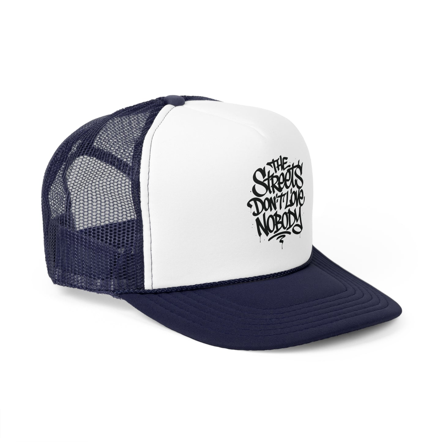 Urban Graffiti Trucker Cap - "The Streets Don't Love Nobody"