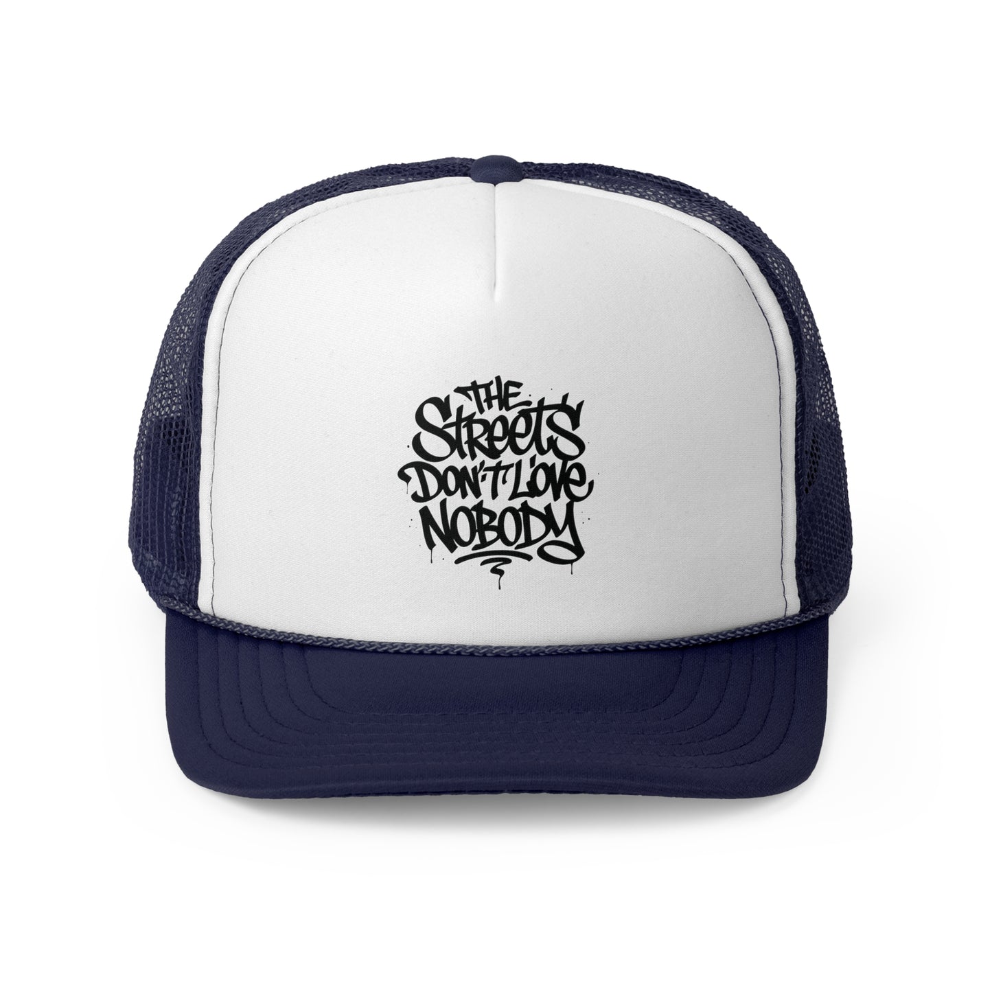 Urban Graffiti Trucker Cap - "The Streets Don't Love Nobody"