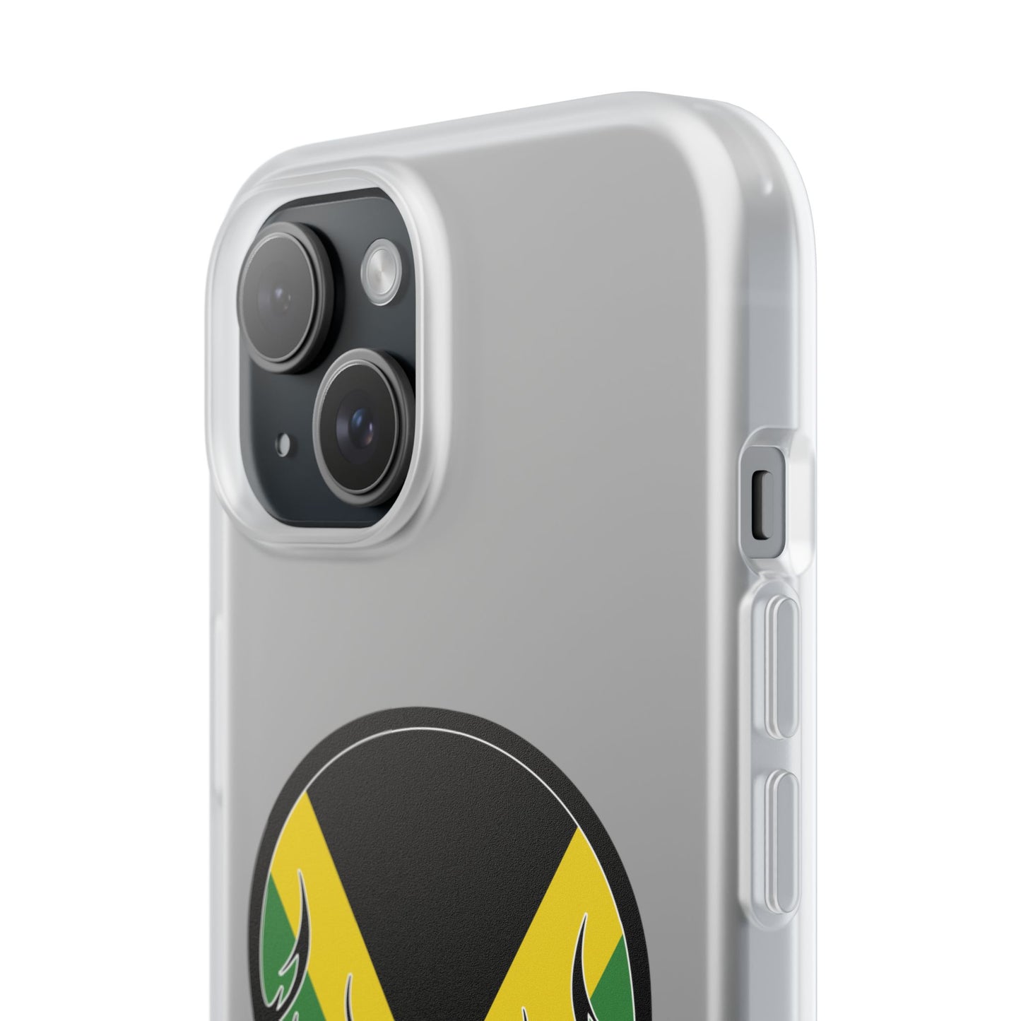 Jamaican Skull Flexi Case - Durable Phone Protection with Edgy Style
