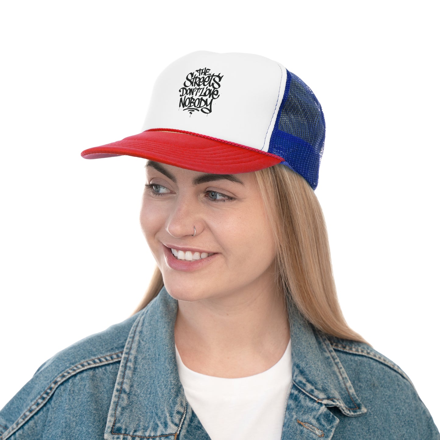 Urban Graffiti Trucker Cap - "The Streets Don't Love Nobody"