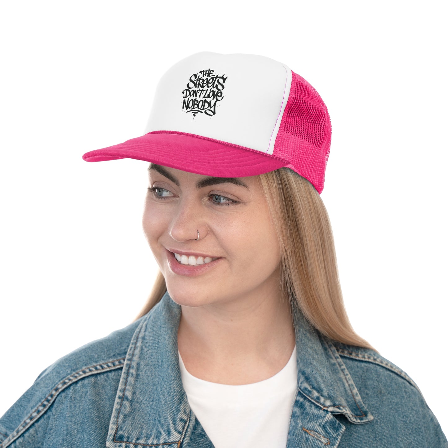 Urban Graffiti Trucker Cap - "The Streets Don't Love Nobody"