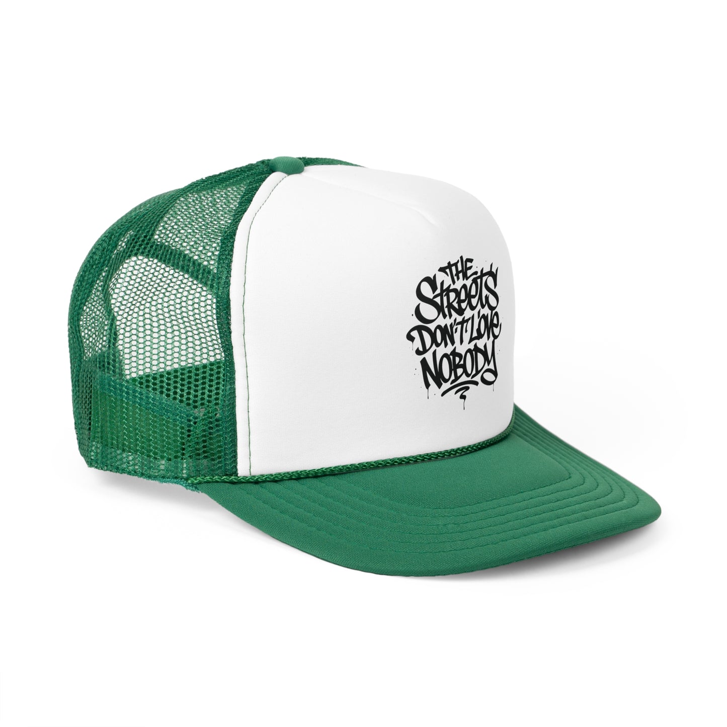 Urban Graffiti Trucker Cap - "The Streets Don't Love Nobody"