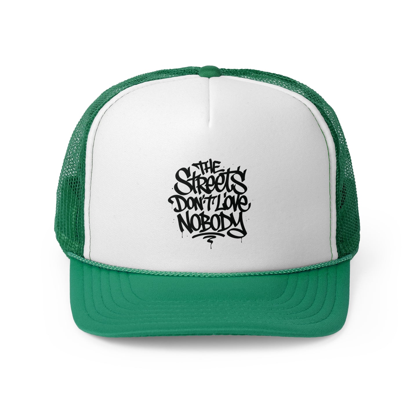 Urban Graffiti Trucker Cap - "The Streets Don't Love Nobody"