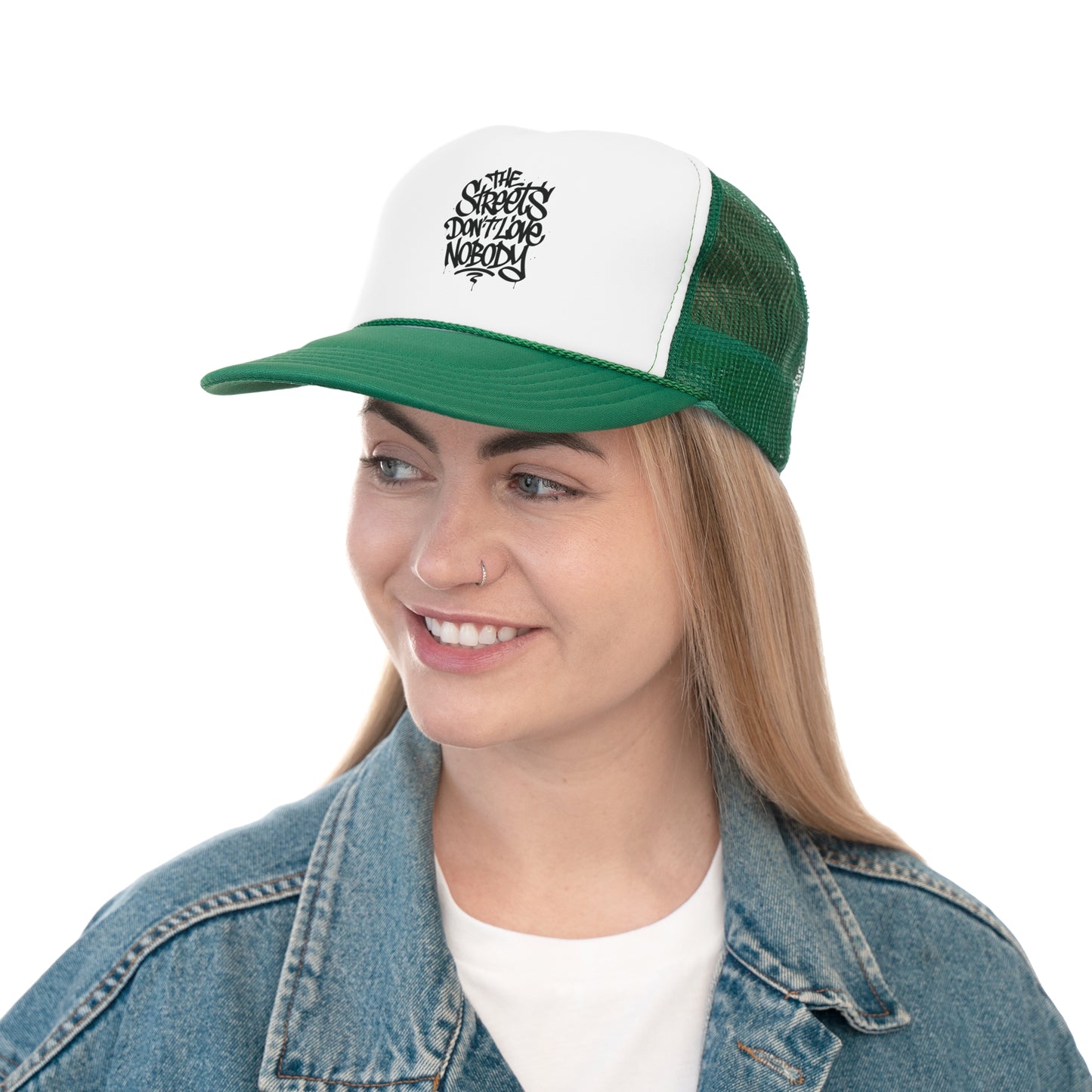Urban Graffiti Trucker Cap - "The Streets Don't Love Nobody"