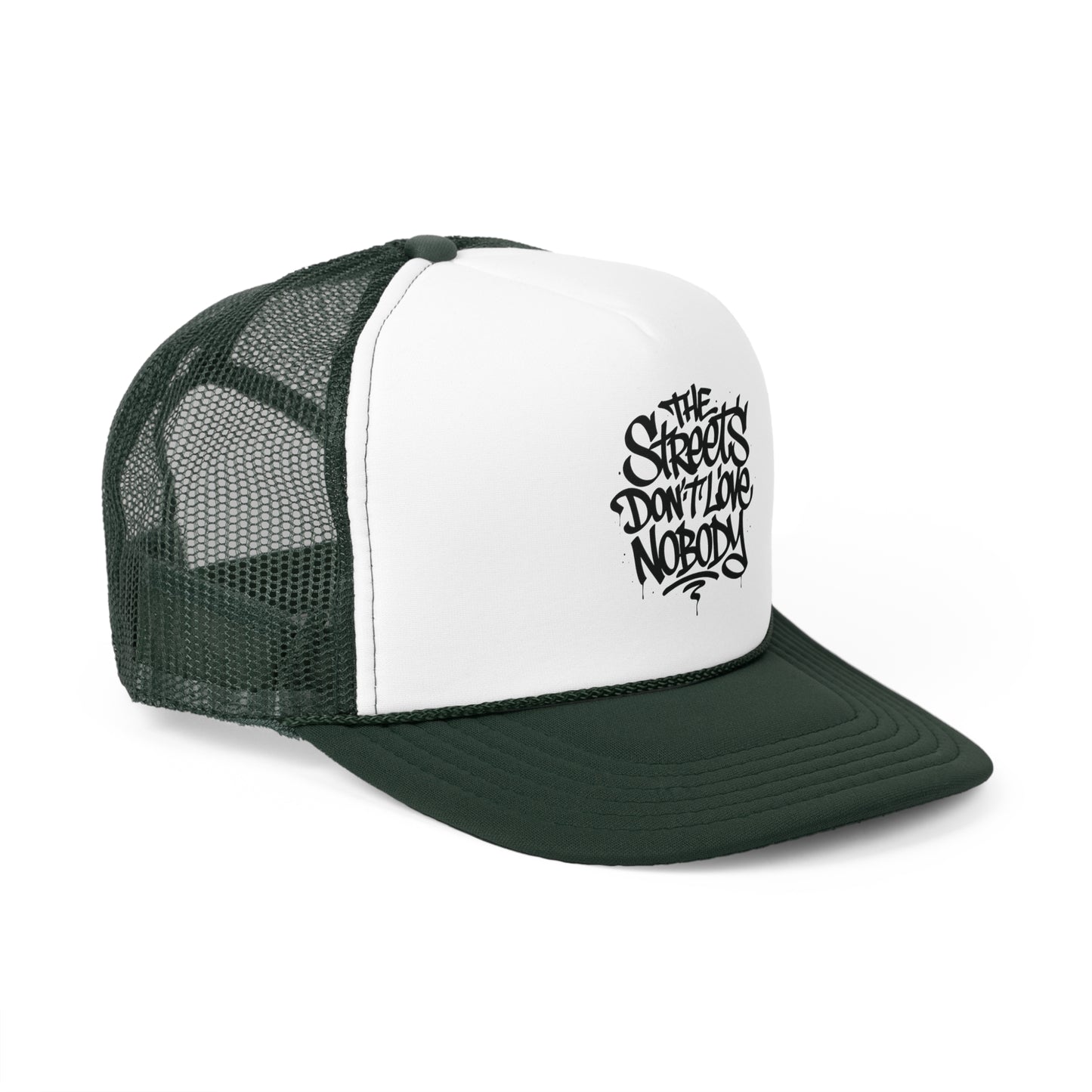 Urban Graffiti Trucker Cap - "The Streets Don't Love Nobody"
